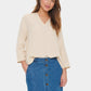 Saint Tropez Katha Blouse | Fog