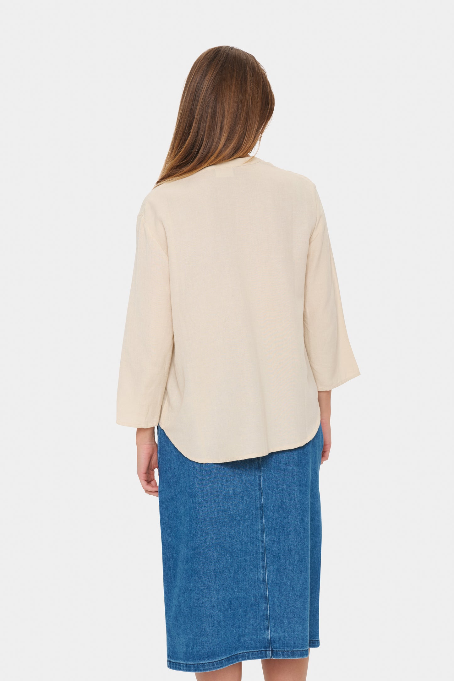 Saint Tropez Katha Blouse | Fog