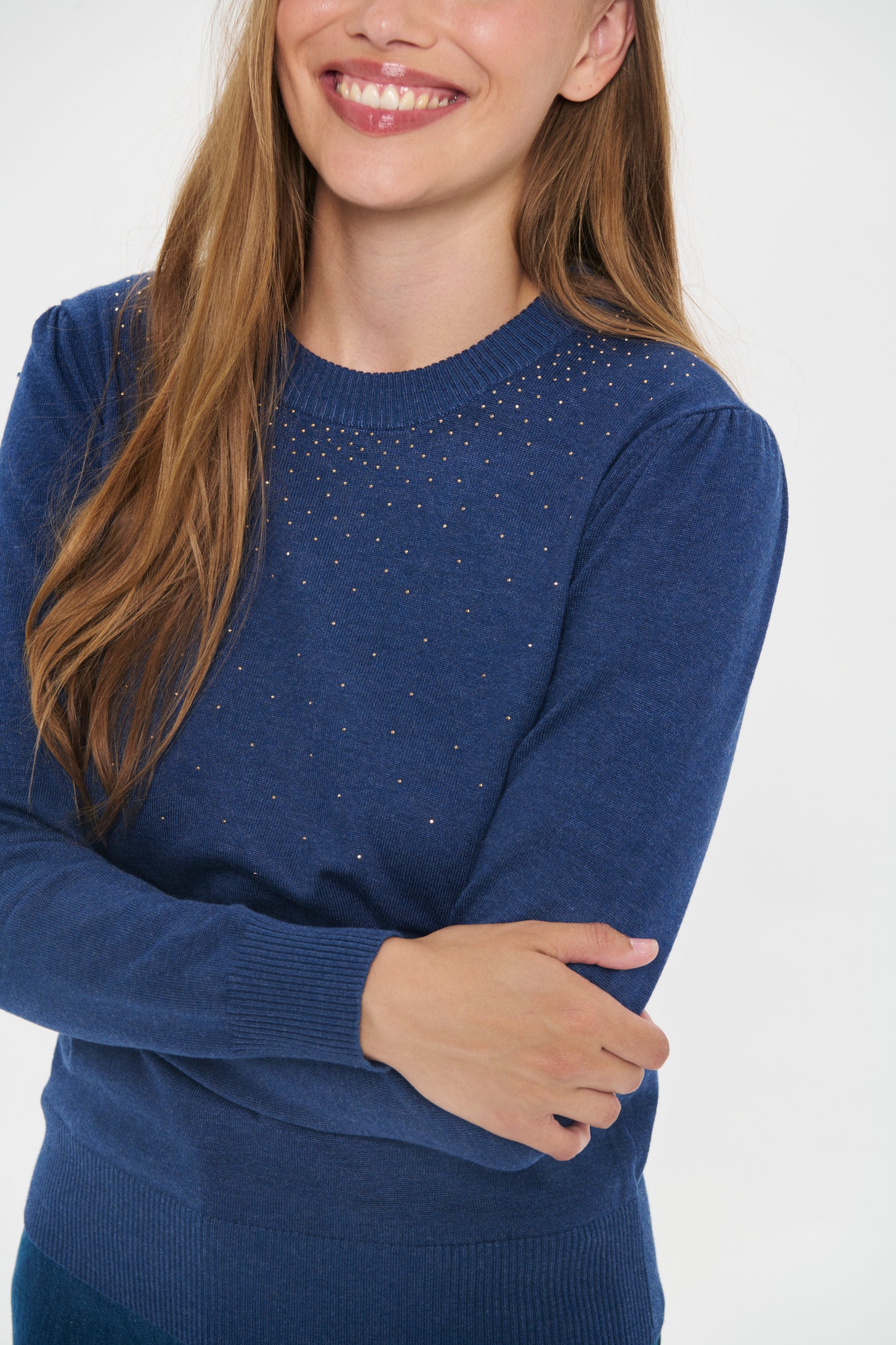 Cherri Pullover | Pageant Blue Melange