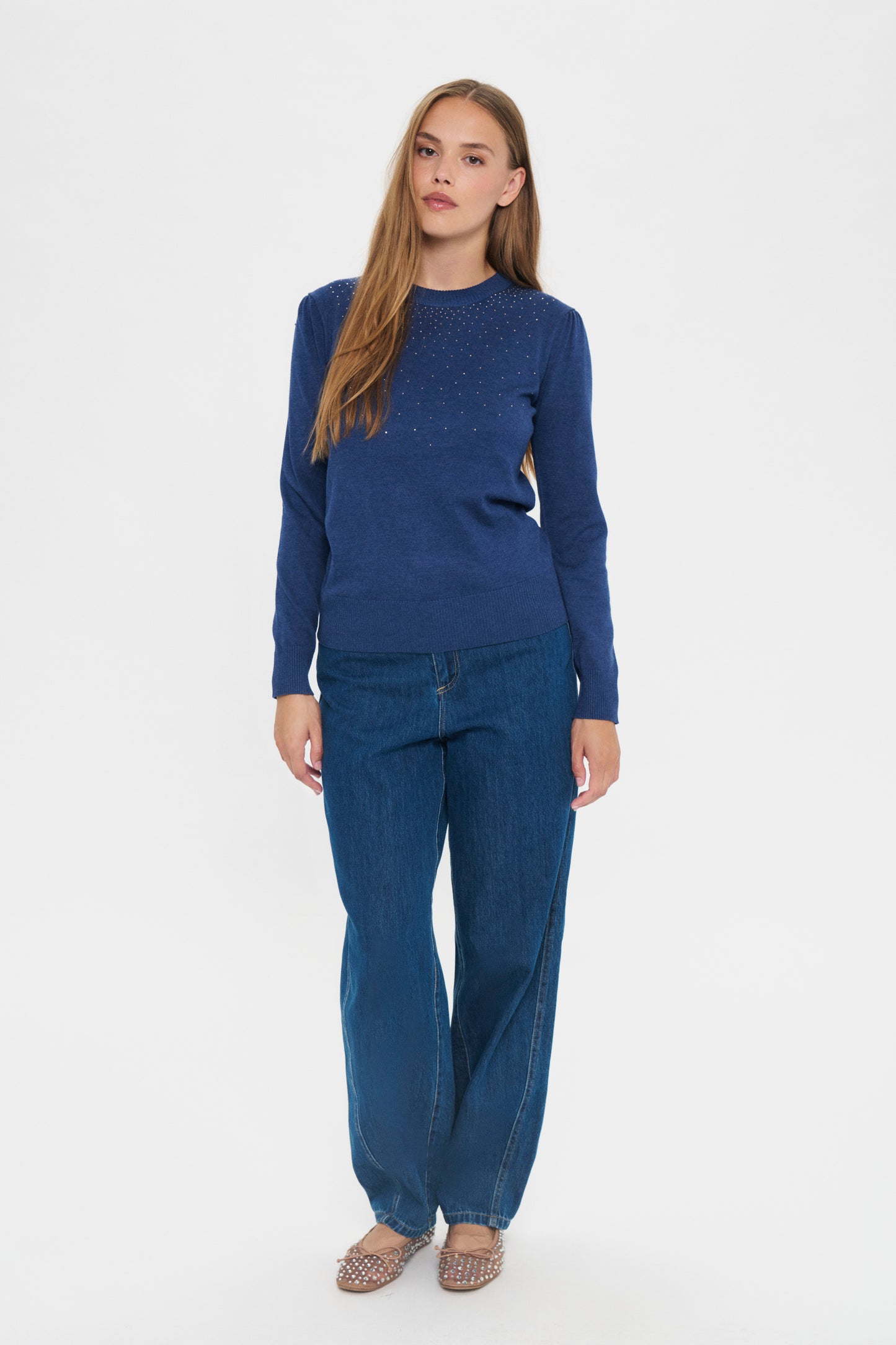 Cherri Pullover | Pageant Blue Melange