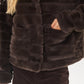 Saint Tropez Leonie Jacket | Chocolate Brown