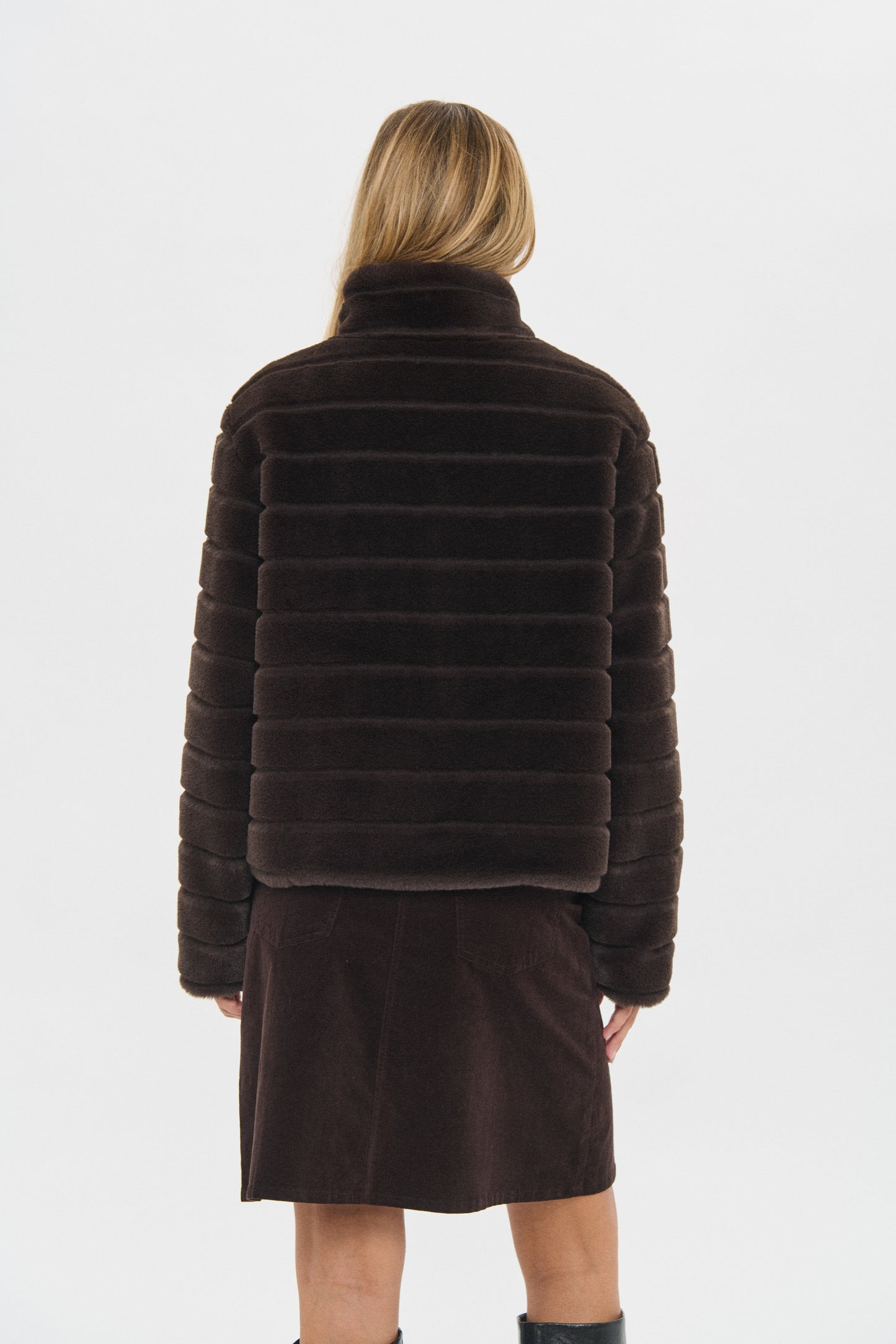 Saint Tropez Leonie Jacket | Chocolate Brown