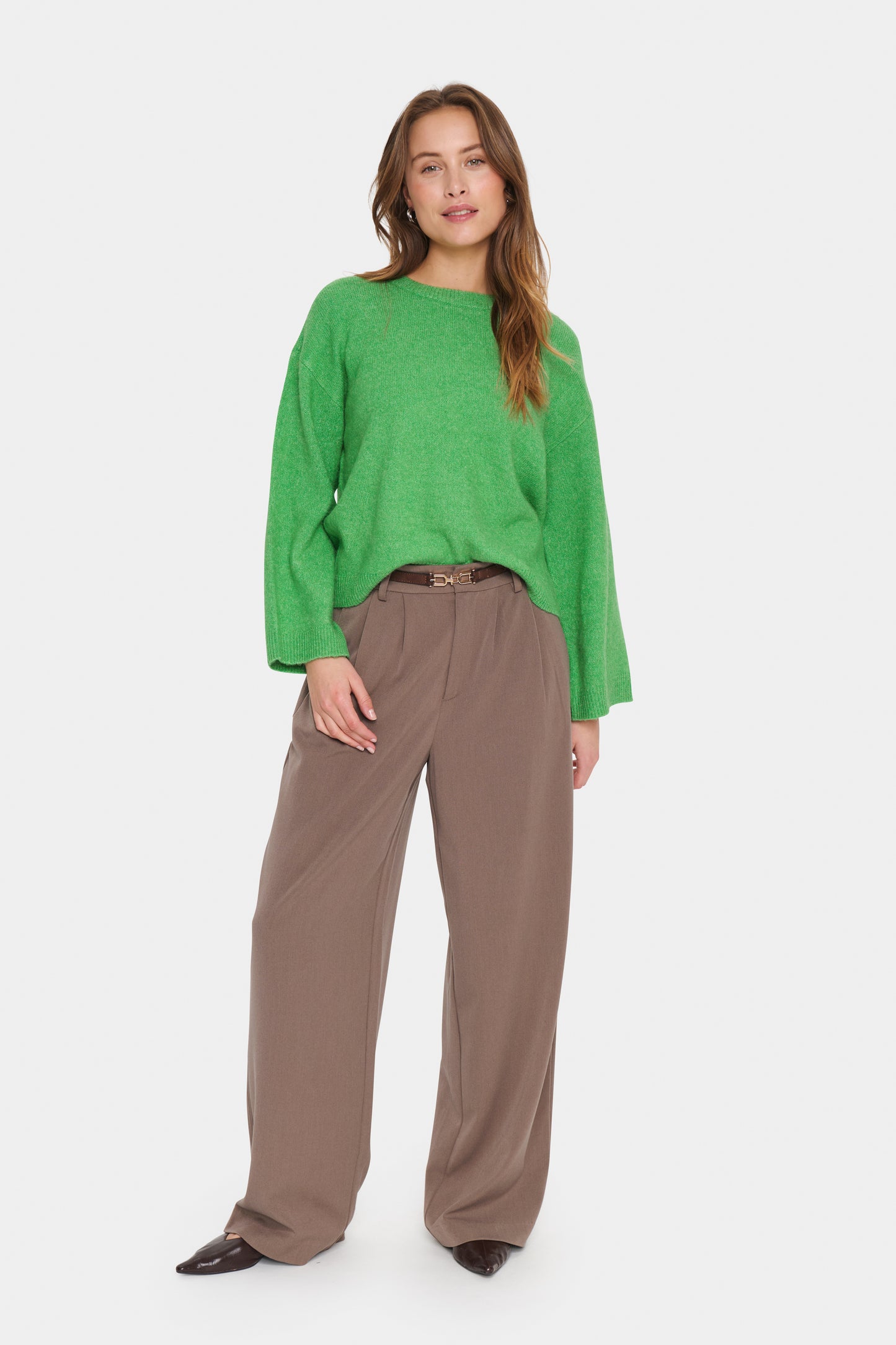 Saint Tropez Larna Pullover | Greenbriar