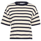 Saint Tropez LikamSZ Striped Pullover | Winter White Nightsky Stripe