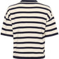 Saint Tropez Likam Striped Pullover | Winter White Nightsky Stripe