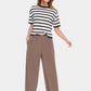Saint Tropez Likam Striped Pullover | Winter White Nightsky Stripe