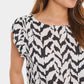 Saint Tropez Vega Adele Top | Small Monochrome Strokes