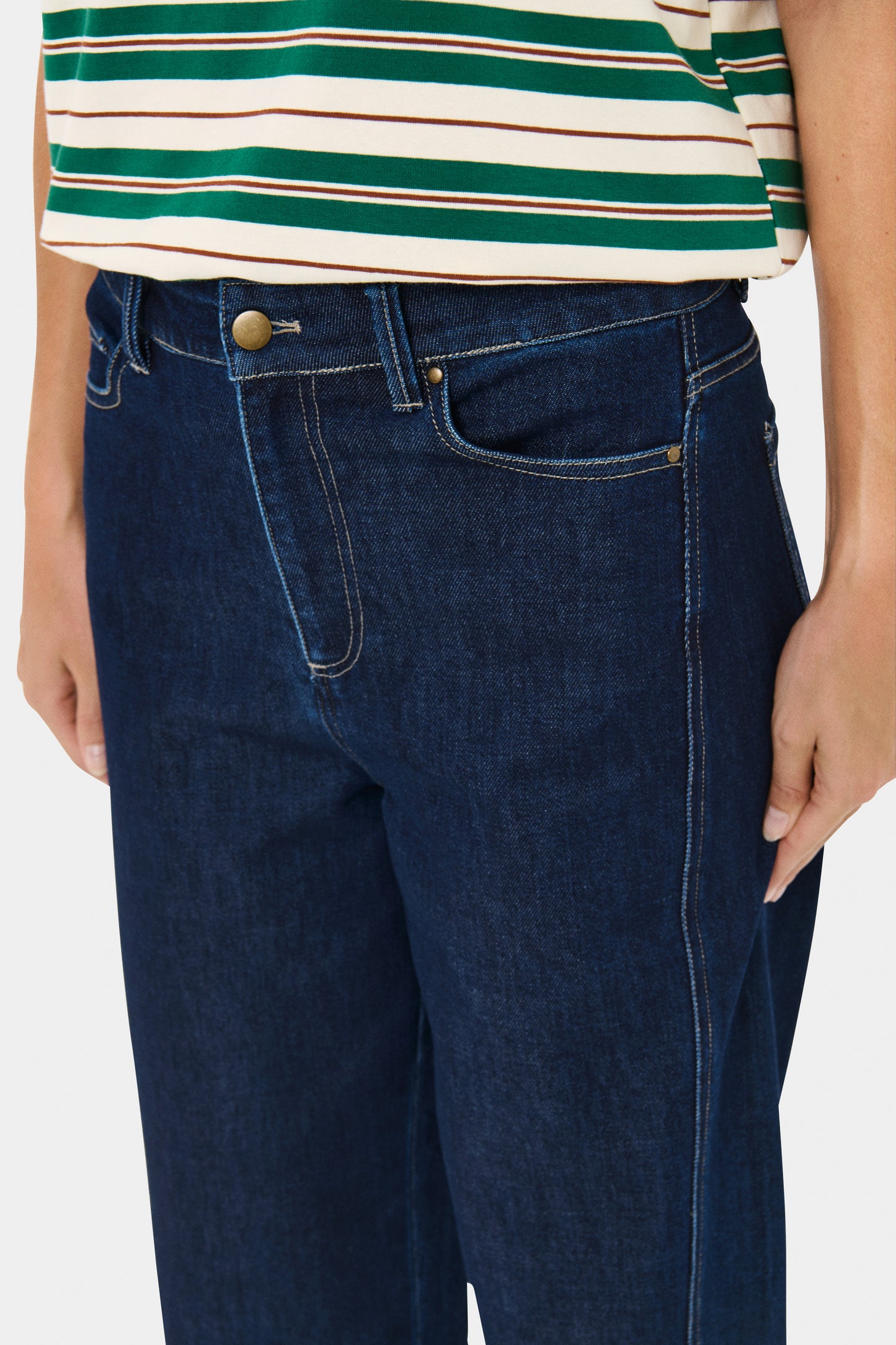 Saint Tropez Loesa Jeans | Dark Blue Denim