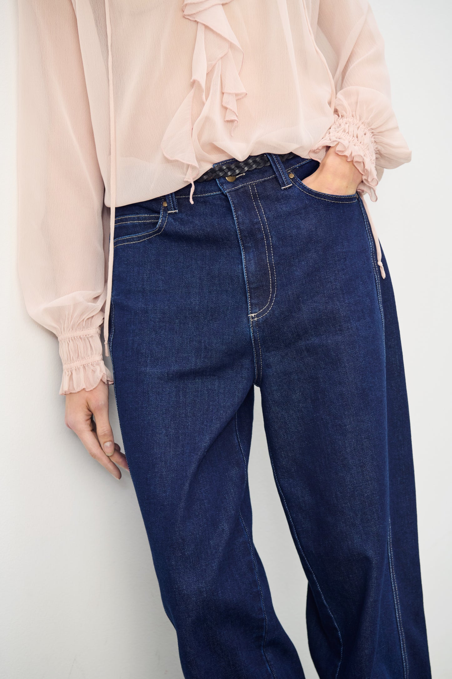 Saint Tropez Loesa Jeans | Dark Blue Denim