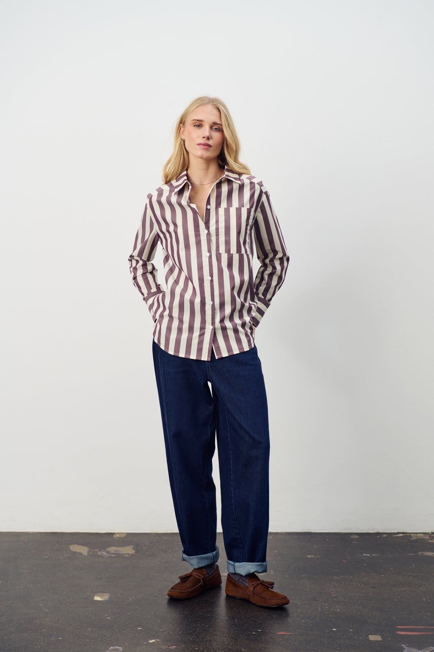 Saint Tropez Loesa Jeans | Dark Blue Denim