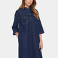 Saint Tropez Loesa Denim Dress | Dark Blue Denim