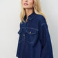 Saint Tropez Loesa Denim Dress | Dark Blue Denim