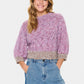 Saint Tropez Mylene Pullover | Red Violet