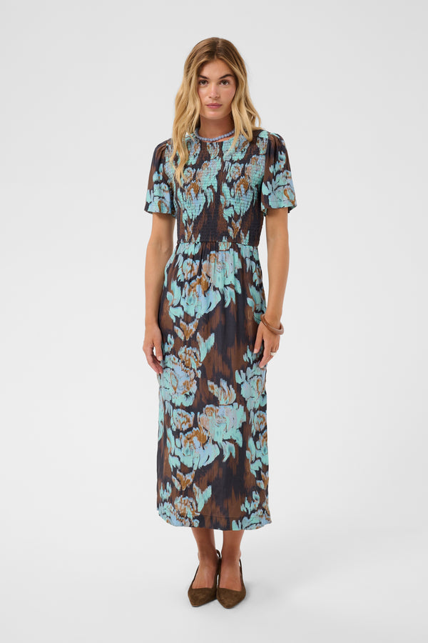 Saint Tropez Malika Dress | Nightsky Shaded Flowers