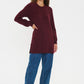 Saint Tropez Maleen Long Pullover | Fudge