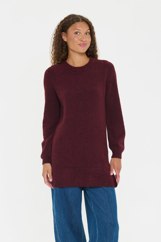Saint Tropez Maleen Long Pullover | Fudge