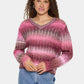 Saint Tropez Mirabel Pullover | Pink Peacock