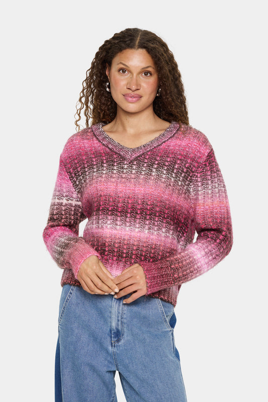Saint Tropez Mirabel Pullover | Pink Peacock