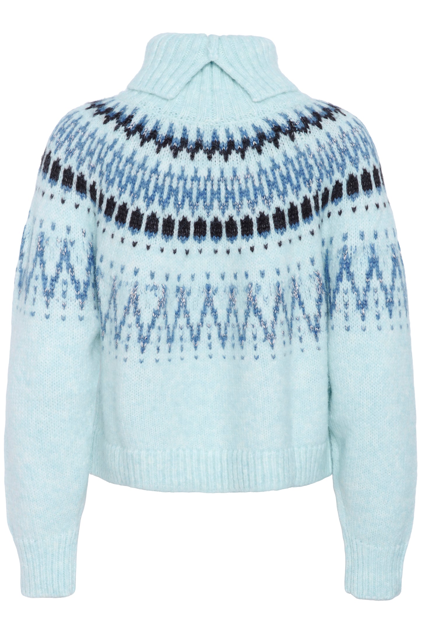 Megna Rollneck Pullover | Starlight Blue Melange