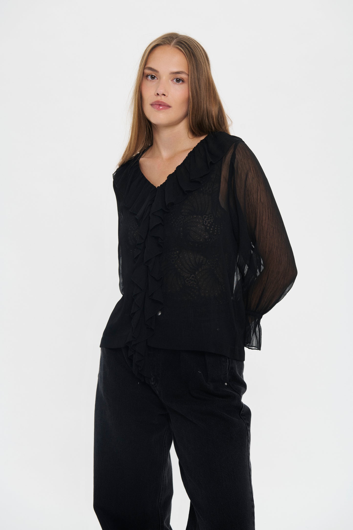 Nanette Blouse | Black