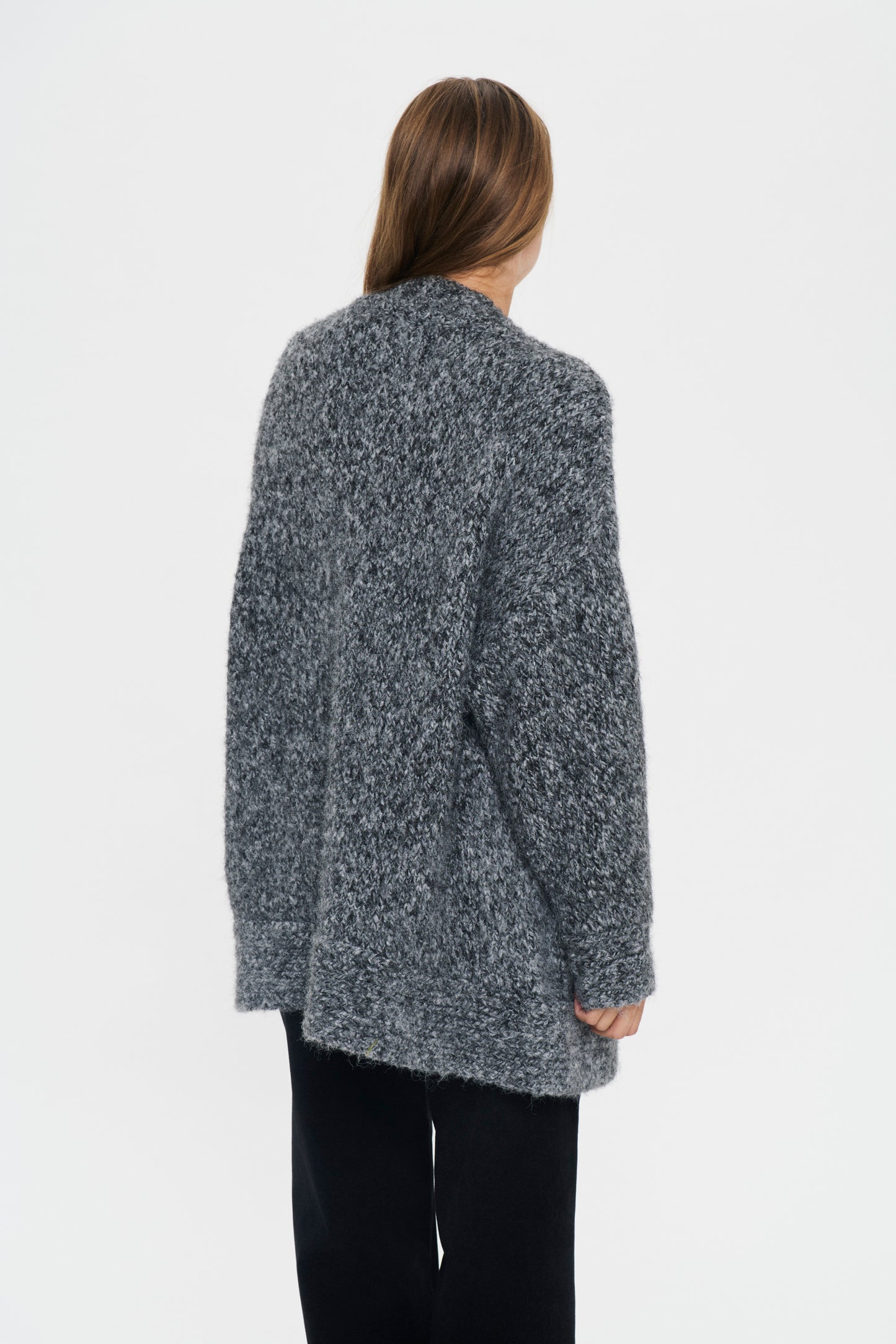 North Cardigan | Gunmetal Melange