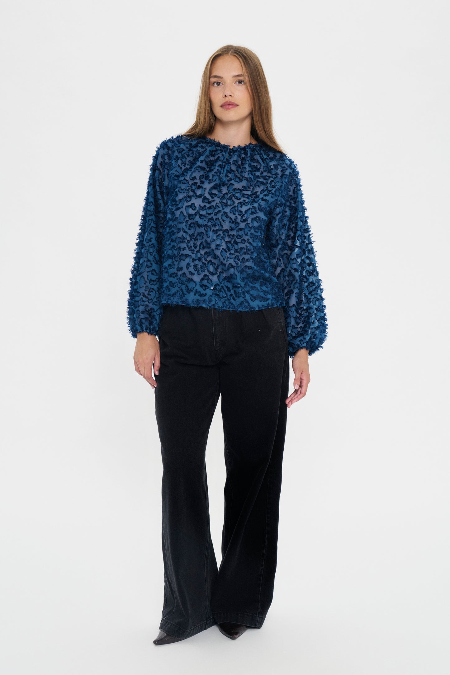 Nilsine Blouse | Pageant Blue