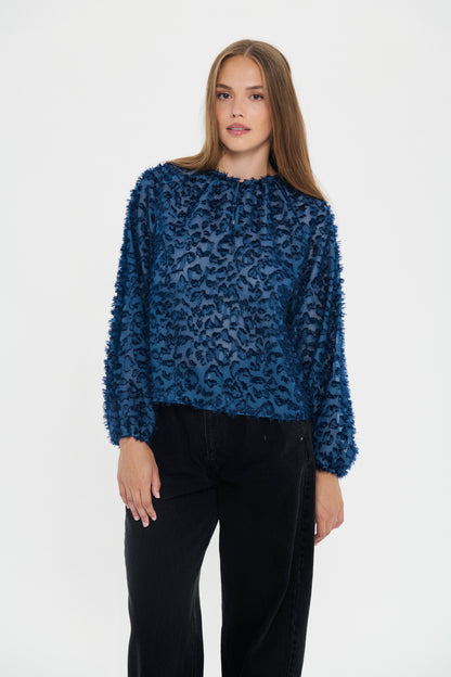 Saint Tropez Nilsine Blouse | Pageant Blue