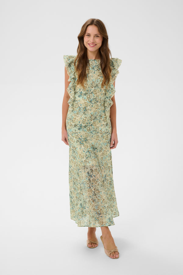 Saint Tropez Rainie Dress | Vallarta Blue Brushed Blooms