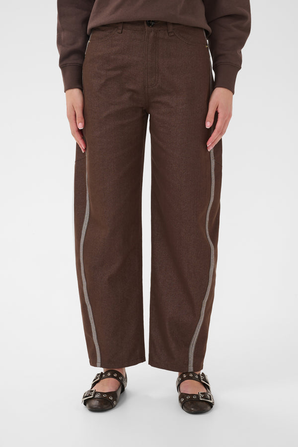 Saint Tropez Shiloh Trousers | Chocolate Brown 