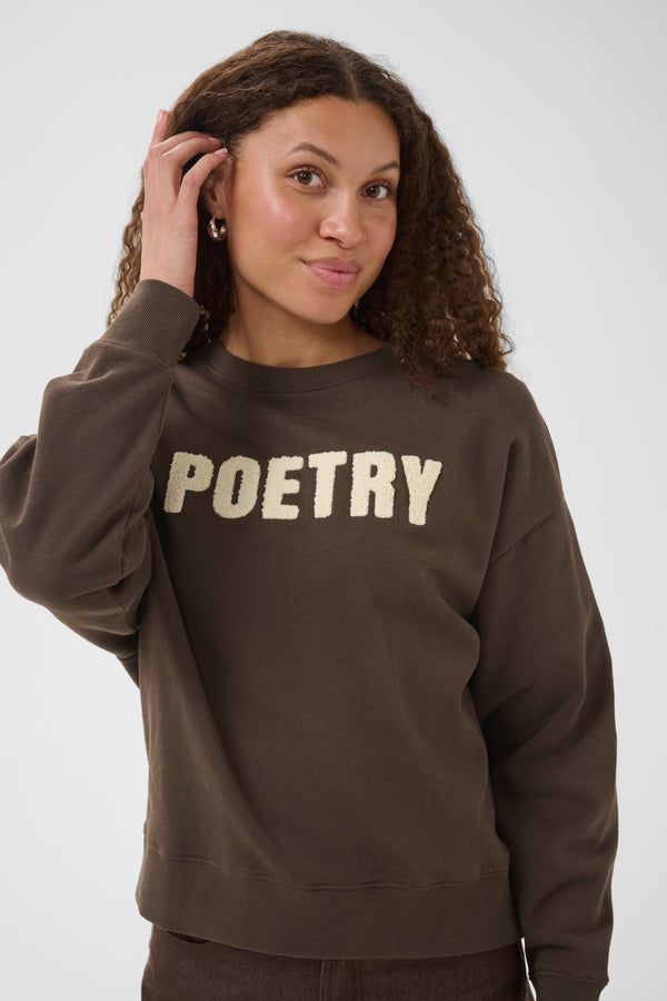 Saint Tropez Suzie Sweatshirt | Chocolate Brown