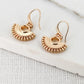 Envy Gold Fan Earring