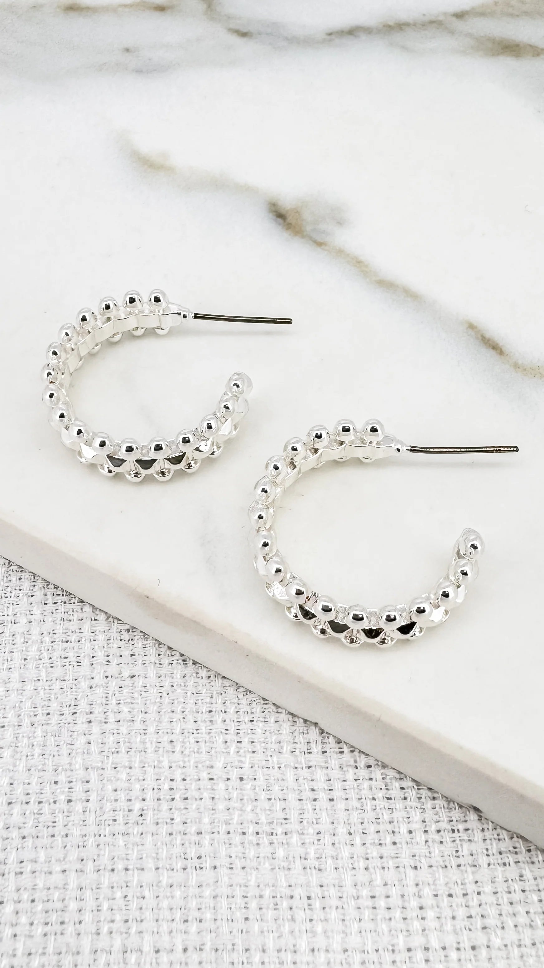 Envy Silver Hoop Earring