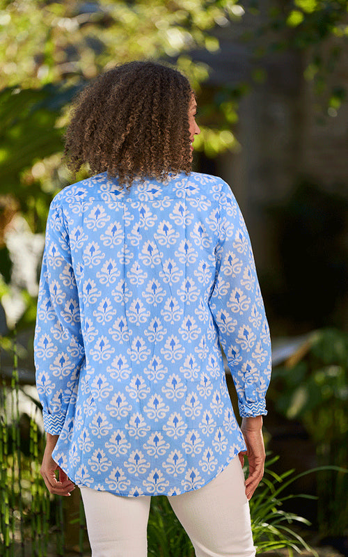 Porto Cotton Shirt (BF Fit) | Pale Blue