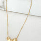 Envy Short Gold Heart Necklace