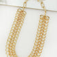 Envy Short Gold Infinity Chain T-Bar Necklace