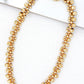 Envy Short Gold T-Bar Bead Necklace