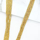 Envy Long Gold Multi Strand Necklace