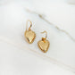 Envy Gold Heart Dropper Earring