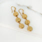 Envy Gold Coin Dropper Earring