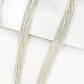 Envy Short Silver Multi Chain Necklace with Large Ball Pendant