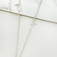 Envy Long Silver T-Bar Necklace