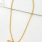 Envy Short Gold Bow Necklace