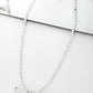 Envy Short Silver Bow Necklace