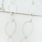 Envy Long Silver Loop Necklace