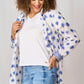 Luella Amalfi Cotton Printed Pattern Shirt (BF) | Blue
