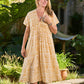 Luella Portici Cotton Dress | Gold