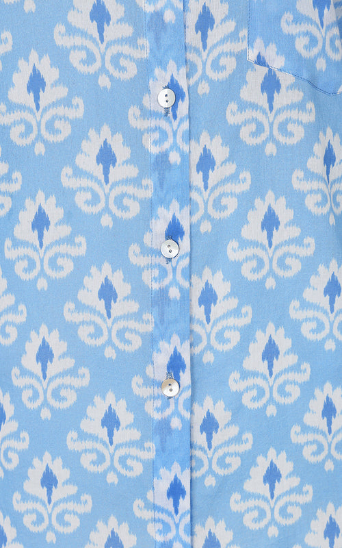 Porto Cotton Shirt (BF Fit) | Pale Blue