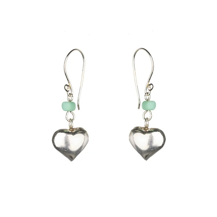 Silver Heart Earring | Mint