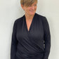 Saint Tropez Vigga Wrap Top | Black