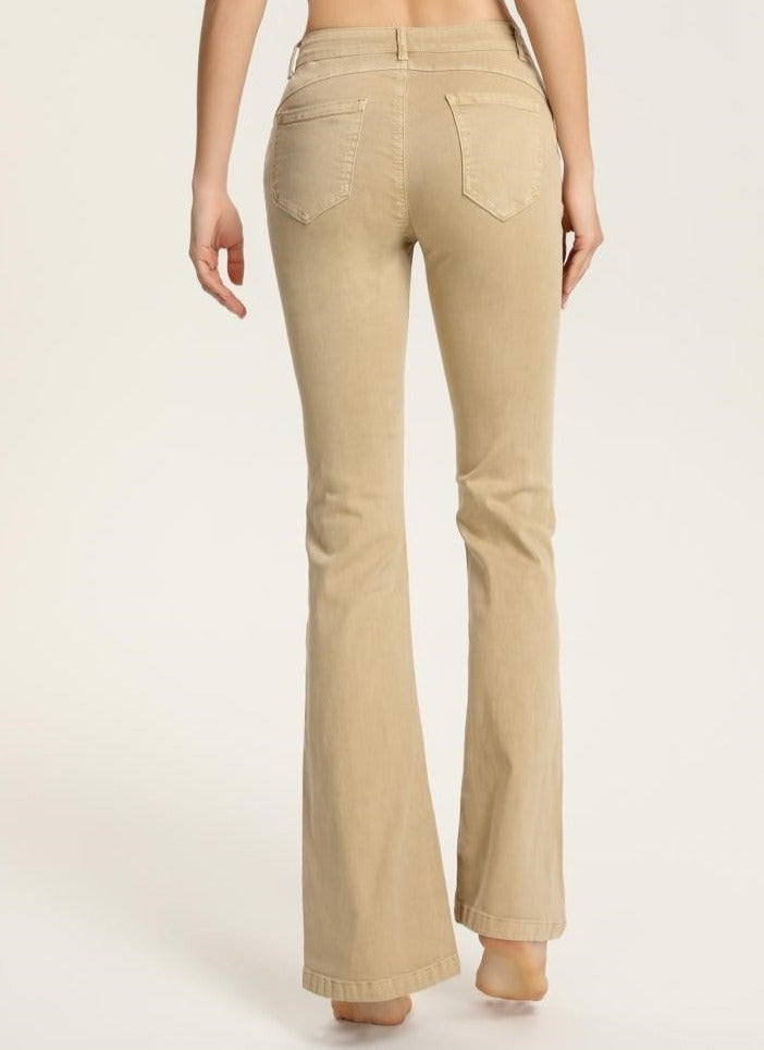 Melly & Co Flare Jeans | Sand